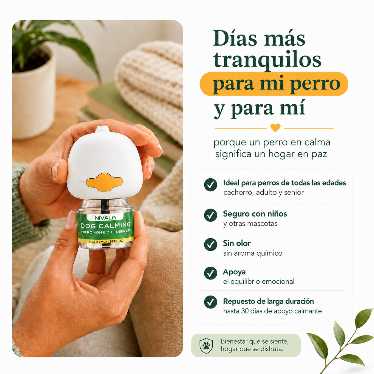 Mivala™ Difusor Calma Canina